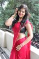 Actress Ashwini Hot in Red Saree Stills