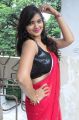 Actress Ashwini Hot in Red Saree Stills