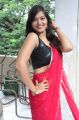 Actress Ashwini Hot in Red Saree Stills