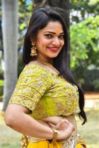 Actress Ashwini Sri Photos @ Miss Janaki Movie Launch