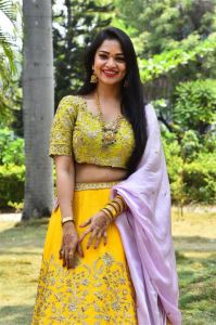 Actress Ashwini Sri Photos @ Miss Janaki Movie Launch