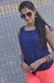 Asmita Sood Hot Stills in Dark Blue Sleeveless T-Shirt