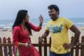 Janani Iyer, Kalaiyarasan in Athey Kangal Movie Stills