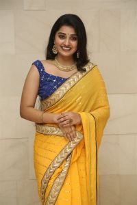 Actress Athira Raj Saree Photos @ Krishnamma Pre Release