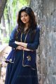 Actress Athulya Ravi Latest Images in Dark Blue Dress