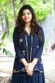 Actress Athulya in Dark Blue Dress Images