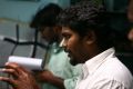 Director Pa.Ranjith at Attakathi Shooting Spot