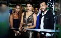 Preeti, Avani Modi & Shashank Narsaria (Owner, BE) inaugurating Basic Elements-Pro Unisex Salon in Malad, Mumbai