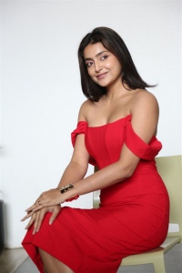Athidhi Web Series Actress Avantika Mishra Red Dress Images