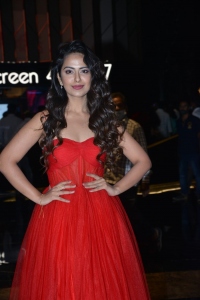 Actress Avika Gor New Stills in Red Dress