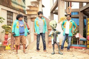 Yogi Babu, Sivakarthikeyan, Karunakaran in Ayalaan Movie HD Images