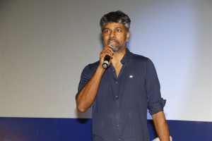 Lyricist Madhan Karky @ Ayalaan Movie Teaser Launch Stills