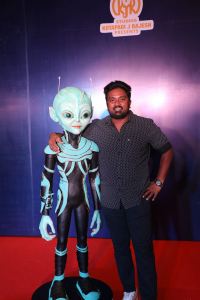 Actor Bala Saravanan @ Ayalaan Audio Launch Stills