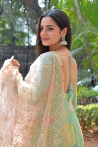 Actress Ayesha Khan Stills @ Mukhachitram Teaser Launch