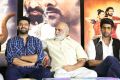 Prabhas, K Raghavendra Rao, Rana Daggubati @ Baahubali 2 Trailer Launch Stills