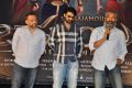 Shobu Yarlagadda, Prabhas, SS Rajamouli @ Baahubali Movie Press Meet Photos