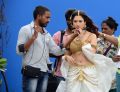 Actress Tamanna @ Baahubali Movie Shooting Spot Stills
