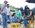 Rama Rajamouli, Prabhas @ Baahubali Movie Shooting Spot Stills