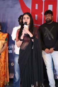 Actress Kushitha Kallapu @ Babu (No.1 Bullshit Guy) Trailer Launch Stills