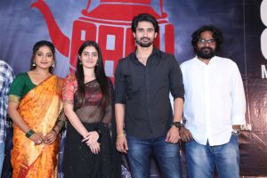 Sonali Panigre, Kushitha Kallapu, Arjun Kalyan, Laxmman Varma @ Babu (No.1 Bullshit Guy) Trailer Launch Stills