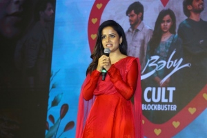 Vaishnavi Chaitanya @ Baby Movie Appreciation Meet Stills