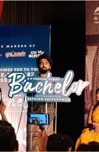 Actor GV Prakash Kumar @ Bachelor Movie Press Meet Stills