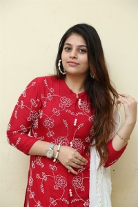 Actress Bandhavi Sridhar Cute Photos @ Masooda Press Meet