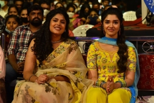 Faria Abdullah, Krithi Shetty @ Bangarraju Movie Musical Night Event Stills