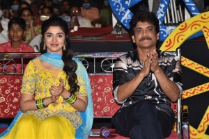 Krithi Shetty, Nagarjuna @ Bangarraju Movie Musical Night Event Stills