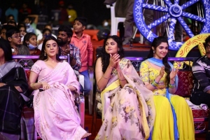 Darshana Banik, Faria Abdullah, Krithi Shetty @ Bangarraju Movie Musical Night Event Stills