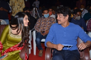 Kriti Shetty, Nagarjuna @ Bangarraju Movie Release Date Press Meet Stills