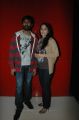 Dhanush with Aishwarya at Batman 3 Premiere Show Chennai Stills