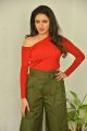 Telugu Actress Bhagyashree Red Dress Photos