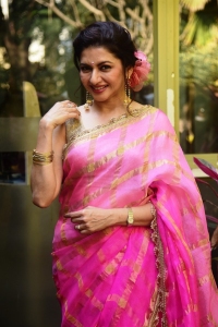 Radhe Shyam Movie Actress Bhagyashree Saree Photos