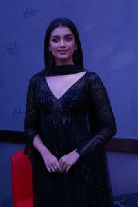 Actress Bhagyashri Borse Photos @ Mr Bachchan Movie Trailer Launch