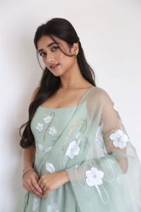 Actress Bhagyasree Borse Cute Pics @ Mr Bachchan Interview