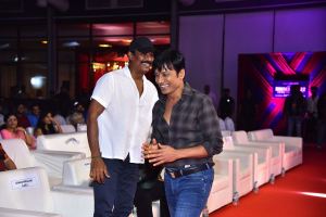 Samuthirakani, SJ Suryah @ Bharateeyudu 2 Movie Pre-Release Event Stills