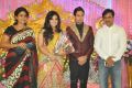 Arjun with wife Niveditha @ Bharath Jeshly Wedding Reception Photos