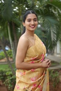 Actress Bhavana Vazhapandal Saree Pics @ MayaLo Trailer Launch