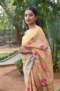 MayaLo Movie Actress Bhavana Vazhapandal Saree Pics