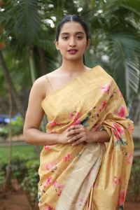 Actress Bhavana Vazhapandal Saree Pics @ MayaLo Trailer Launch