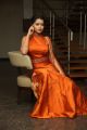Actress Bhavyasri Hot Pics in Orange Dress