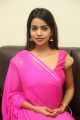Actress Bhavya Sri Photos in Red And Pink Dress