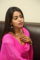 Actress Bhavya Sri in Pink Churidar Dress Photos