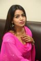 Actress Bhavya Sri in Pink Churidar Dress Photos