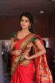 Actress Bhavya Sri Hot Saree Photos at Silk India Expo 2018 Launch