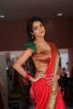 Telugu Actress Bhavya Sri in Silk Saree Photos