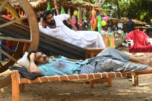 Pawan Kalyan, Rana Daggubati in Bheemla Nayak Movie HD Images