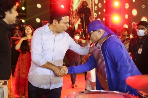 KTR, Drums Sivamani @ Bheemla Nayak Pre-Release Event Stills