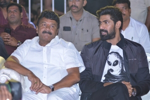 Talasani Srinivas Yadav, Rana Daggubati @ Bheemla Nayak Pre-Release Event Stills